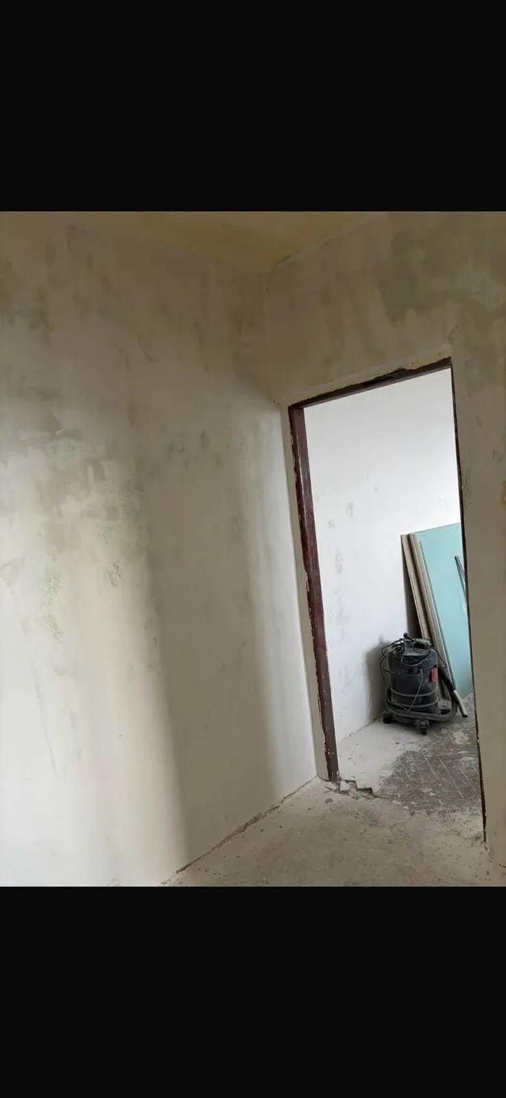 Vyrovnané steny pripravené na ďalšie práce